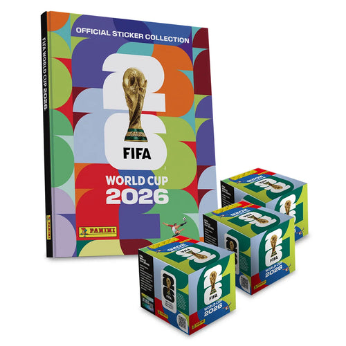 Panini FIFA World Cup 2026™ Official sticker Collection 3 Box of 50 + a Soft Cover Album